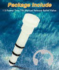 Power Trim Tilt Manual Release Relief Valve For Mercury Mariner Force Outboard Motors with pack components