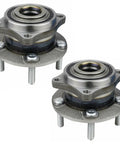 Pair Front Wheel Hub And Bearing Assembly For 2007 2014 Hyundai Santa Fe Replacement Hub Kit with durable metal construction