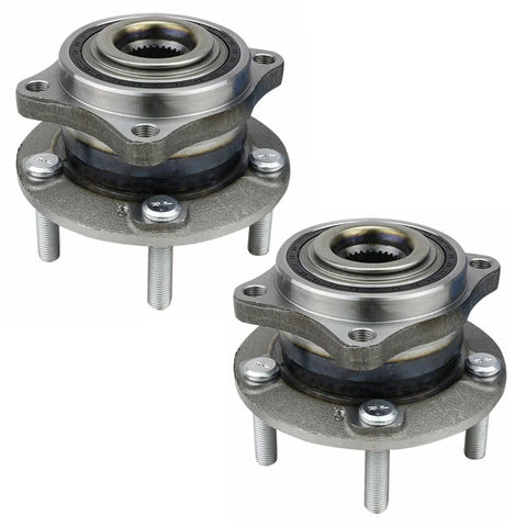 Pair Front Wheel Hub And Bearing Assembly For 2007 2014 Hyundai Santa Fe Replacement Hub Kit with durable metal construction