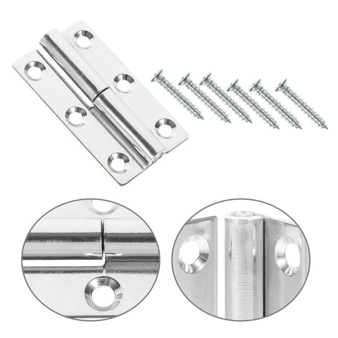 Heavy Duty Stainless Steel Door And Window Hinges 4 Pack Lift Off Hinges With Easy Install Built To Last Silver Hardware