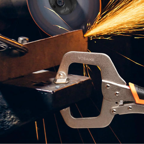 Three Pack 11 Inch Locking Pliers Heavy Duty Vice Grips For Welding clamping metal with sparks flying