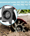 1622 Power Tiller Tines For Mantis Cultivators Compatible With 7222 7225 7260 7261 7262 7920 7924 7940 in action