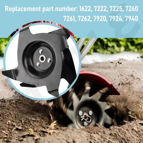 1622 Power Tiller Tines For Mantis Cultivators Compatible With 7222 7225 7260 7261 7262 7920 7924 7940 in action