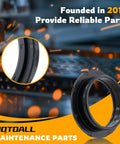 Camshaft Position Sensor Seal O Ring Kit 2 Pack Fits Jeep Wrangler 2012-2021 Cherokee 2011-2019 Grand Cherokee 2014-2019 Ram 1500 2013-2019 OE 5184772AB 5184772AA black seal ring close-up