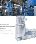 Slick Half Inch 90 Degree Conduit Fitting Interior Corner Pull Elbow designed hassle free wiring installation with zinc alloy housing.