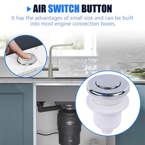 16A On Off Push Button Switch For Whirlpool Jets Bath Tub Spa Air Switch Replacement Black Easy Install Durable Button Control