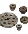 TT02 Differential Metal Spur Gear Set 64T Main Gear With 17T 21T 26T Pinions For One Tenth Scale RC Cars And Trucks Upgrade Kit