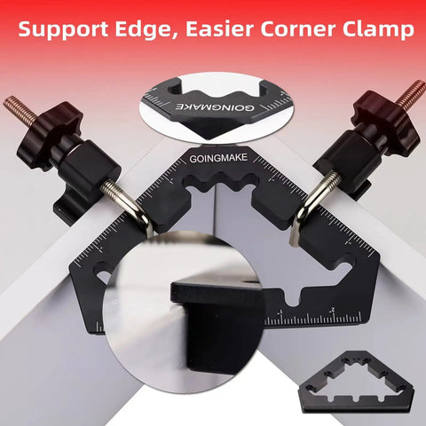 Hella Heavy Duty 45 And 90 Degree Corner Clamps For Woodworking Tools Aluminum Alloy positioning corners for accurate assembly.