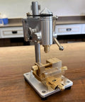 Mini Benchtop Drill Press With Variable Speed For Precision Watch Repair And Jewelry Making 0.01mm accuracy soft metal drill tool.