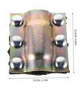 Leak Sealer Clamp For Plastic And Metal Pipes Waterproof Pipe Repair Kit shown with dimensions 10.3cm x 9.5cm