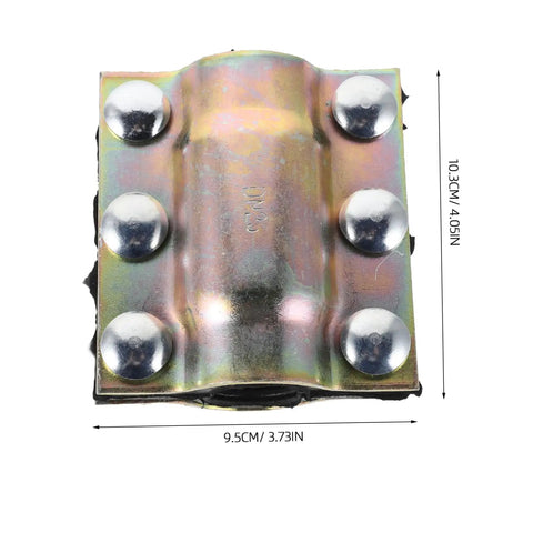 Leak Sealer Clamp For Plastic And Metal Pipes Waterproof Pipe Repair Kit shown with dimensions 10.3cm x 9.5cm