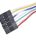 Two Pack 2 Pin PC Power Switch Cable With 27 Inch Front Bezel Push Button No Fuss On Off Reset For ATX Desktop Case LED Indicators Red And Green Includes HDD LED Signals close-up view