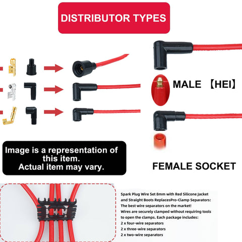 Pro Spark Plug Wire Crimping Tool Kit With Ratchet Crimper For Crimping Stripping And Cutting 7 To 8.5mm Spark Plug Wires diagram