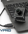 5MP Fisheye USB Camera With 200 Degree Ultra Wide Angle And Low Light Performance, IMX335 Sensor on laptop keyboard