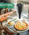 4 Pack Rechargeable Fly Fans For Tables Up To 10 Hours Of Use Indoors And Outdoors Keeps Flies Away Quiet Food Safe Table Fan in use