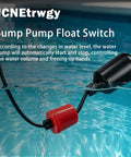 IP68 Waterproof Heavy Duty Vertical Float Switch With Counterweight For Septic Tanks Sewage Basins And Water Tanks Liquid Level Sensor With Automatic Water Supply And Drainage Control 13 Foot Cable 0 To 65 Celsius Temperature Range 4A, floating