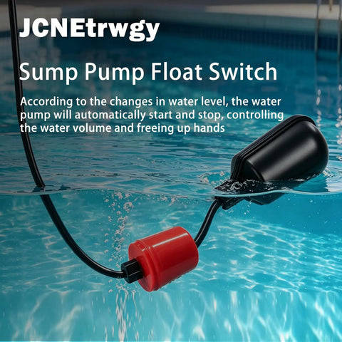 IP68 Waterproof Heavy Duty Vertical Float Switch With Counterweight For Septic Tanks Sewage Basins And Water Tanks Liquid Level Sensor With Automatic Water Supply And Drainage Control 13 Foot Cable 0 To 65 Celsius Temperature Range 4A, floating