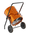 Heavy Duty Portable Electric Salamander Forced Air Indoor Heater with wheels for easy transport and safety features.
