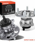 Rear Wheel Bearing And Hub Assembly Kit With ABS For Toyota Yaris 2006 2014 Prius C 2012 2019 Scion IQ 4 Lug 2 Pack