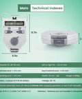 Pro Grade Digital PD Meter For Pupillary Distance 45 To 82mm Handheld Pupilometer With Precision Sensor on green background