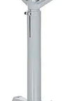 Beefed Up Adjustable Steel Roller Stand With 27 To 42 Inch Height Heavy Duty 1,760 Lb Capacity Portable Cast Steel Base