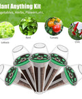 Top view of All In One 84 Piece Hydroponic Pod Kit For Indoor Grow Systems including grow baskets and sponges