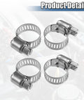 Metal hose clamps for Silicone Vacuum Hose 1m 9mm ID For Turbo Boost, Air Intake, And Auto Vacuum Lines, engine use