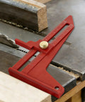 Precision ABS Aluminum Alloy Height Gauge For Woodworking Projects With Sturdy Construction Preventing Deformation And Dings Plus Easy To Read Accurate Measurements Up To Plus Or Minus Zero Point One Centimeters For Pros on workbench measuring saw height