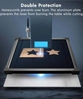Longer Honeycomb Working Table for CO2 or diode laser engraver, aluminum honeycomb bed, 17.3x17.3 in