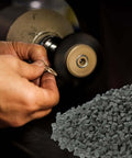 Triangle Polishing Abrasive Media 4mm 500g For Tumbling Machines Jewelry Buffing And Rock Tumbling Polishers Silicon Carbide Ceramic Polishing Filler For Industrial Finishing Pro Grade Heavy Duty