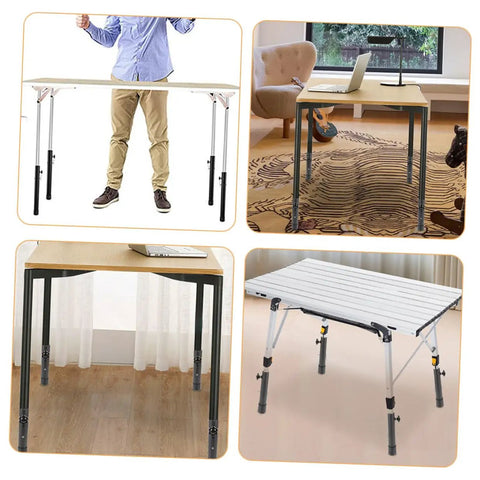 Shake That Wobbly Desk Fast With These Heavy Duty Table Leg Extenders That Slip Right On for instant height tweaks and stability.