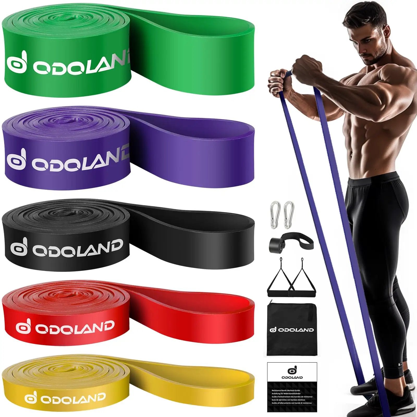 6Fエレベーターバランスバンドセット 5 Pack Pull Up Assist Bands Kit | Home Gym Gear ✓