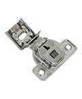 25 Pack 106 Degree Silentia Soft Close Cabinet Hinges, 1-3/8 Inch Overlay, Screw-On, Two Cam Adjustment, Nickel Finish, Includes Screws CUP3CD9