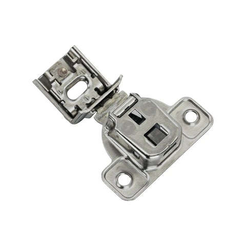 25 Pack 106 Degree Silentia Soft Close Cabinet Hinges, 1-3/8 Inch Overlay, Screw-On, Two Cam Adjustment, Nickel Finish, Includes Screws CUP3CD9