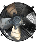 Heavy Duty Axial Flow Fan Model ALB500E4-2M00-T with one color finish, shown from above, industrial grade for machinery rooms.