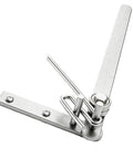 Compact Manual Rebar Bender And Wire Bending Jig For Garages Desktop Tubing Forming Tool showing heavy steel body and lever for bending.