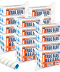 Sick 9 Inch Microfiber Paint Roller Covers 1/2 Nap Bulk Pack Of 96 Slick Sleeves displayed in stacks for painting projects.