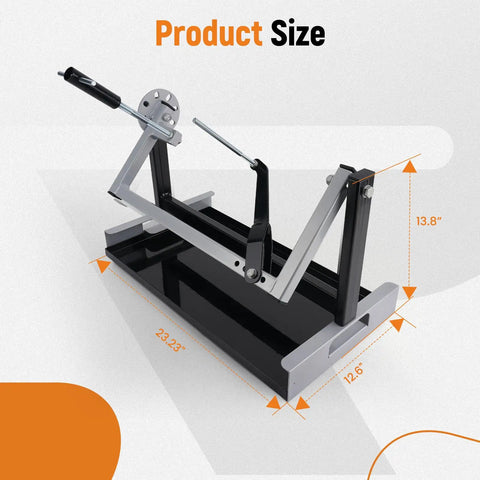 Motorcycle Engine Stand for Vertical Single Cylinder 2 Stroke or 4 Stroke Engines, DIY Ready, dimensions 22.3 x 12.6 inches