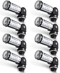 8 Pack Dusk To Dawn Photoelectric Sensor Switches For Outdoor Lighting 120V Water Resistant Photocell For Wall Porch Yard Black Easy Install