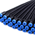 50 Pack Drip Emitters With Stakes, Fan Shaped 360 Degree Sprayer, Adjustable Water Flow Up To 25 GPH, arranged in rows
