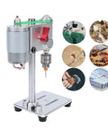 Fockety Mini Benchtop Drill Press 8000Rpm Variable Speed Portable Electric Drilling Machine With Jt0 Chuck And 360 Rotating Base for crafting.