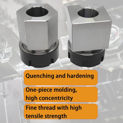 ER 32 Collet Block Set Square And Hex Chuck Block Pro Grade Workholding Holder with quenching and hardening features