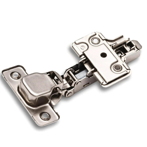 Full Overlay Frameless Soft Close Cabinet Hinges For Kitchen Doors 110 Degree Clip On Concealed European Hinges 6 Pack 3D Adjustable