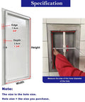 Specifications for Lockable Metal Access Door With Heavy Duty Hinges And Secure Key Setup True Grit Wall Ceiling Panel 32 X 38 Inch