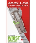 Reversible Wrist Stabilizer With Splint For Men And Women, Adjustable Pain Relief Wrist Brace, Taupe, Size Large XL packaging