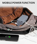 Two-Way Fast Charging Hub For DJI Mini 5 Pro, Mini 4 Pro, And Mini 3 Drones used as power bank in backpack with charging phone