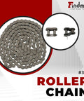 Heavy Duty 35 Roller Chain Kit, 160 Links, 5 Feet, Includes 2 Connecting Links And 1 Offset Link, Fits Go Kart And Mini Bike