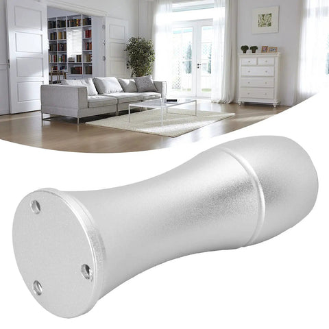 Adjustable Furniture Legs Set For Sofas, Cabinets, Wardrobes, TV Stands Aluminum Alloy Feet Height Adjustable Silver
