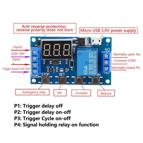 Tough As Nails Industrial Relay Board With Wide Voltage Power Module And Bulletproof Optocoupler Isolation for DIY projects. 6-30V input.