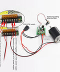 12V 3500RPM DC Motor With Permanent Magnet Beast High Speed CW CCW 30W Output Low Noise Smooth Running For RC Cars Wiring Setup